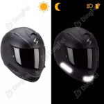 Reflective Stickers - Reflective Black Sticker Tape For Helmets